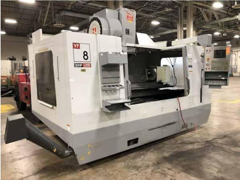 Haas VF-8, Machine ID: 7560